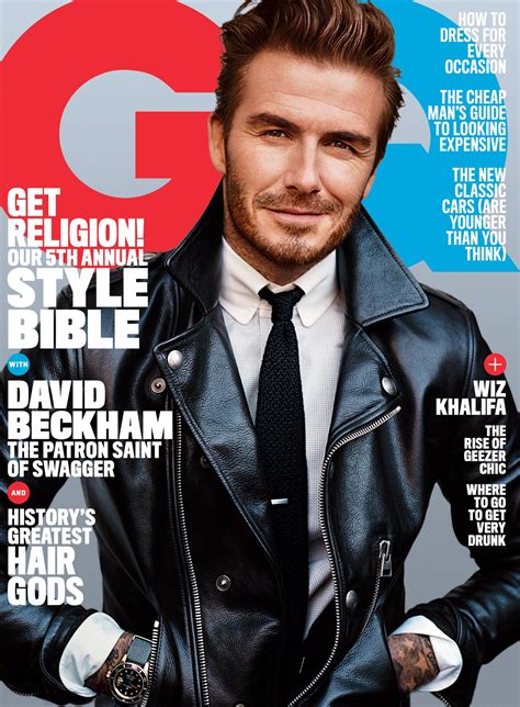 Photos: David Beckham’s GQ Cover Shoot